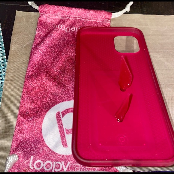 LOOPY case- iPhone 11 Pro Max- Pink Sparkle - Picture 3 of 4